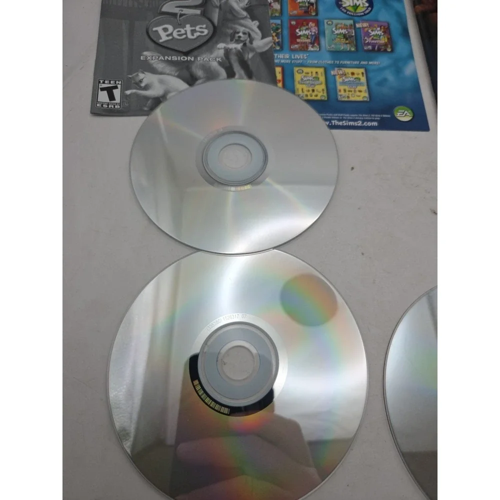 The Sims 2 PC DVD-ROM 2004 Special DVD Edition CIB W/ Sims 2 Pets CIB Bundle